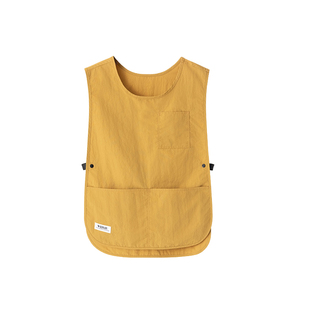 餐饮专用马甲式围裙烘焙工作服奶茶咖啡店员夏季工装背心防水防油