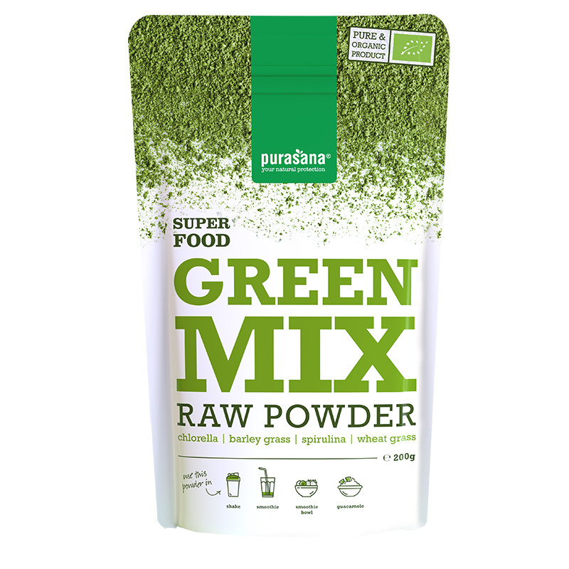 purasana青汁混合粉大麦若叶膳食纤维素清汁粉green mix加强版