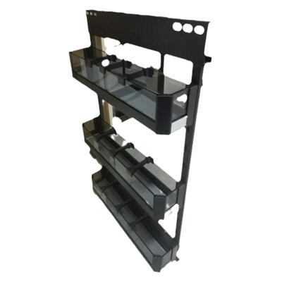 厨柜拉篮200柜厨房冰箱旁大小怪物夹缝抽屉式浴室柜边柜侧装拉篮