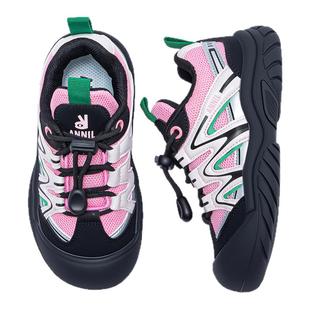 annil安奈儿童鞋女童运动鞋2026春秋款百搭免系带儿童跑步休闲鞋