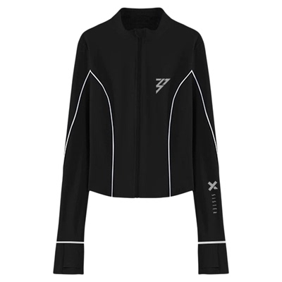 x-sister乘风破浪vava同款网球运动短外套塑形健身瑜伽跑步显瘦