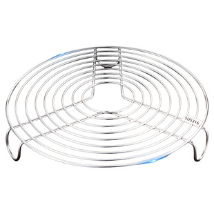 蒸架316不锈钢蒸馒头架子家用高压锅蒸笼菜支架万能蒸屉篦隔水炖