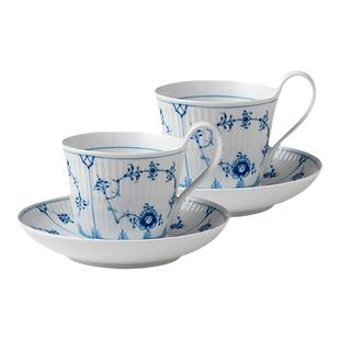 【新年礼物】RoyalCopenhagen皇家哥本哈根手绘唐草杯咖啡杯茶具