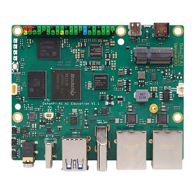 韦东山RK3576 DshanPI-A1高性能AI嵌入式Linux小电脑一体板6T算力
