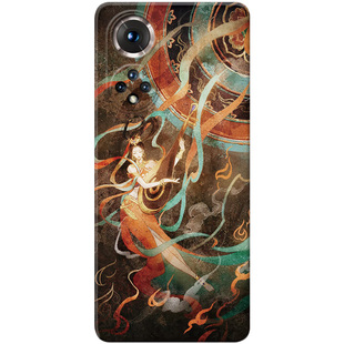 敦煌艺术适用华为荣耀400手机壳500/300/200/100/90/80/70/60/50se/30pro+中国风文艺九色鹿直屏版GT女款软十