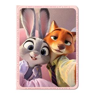 适用ipad苹果平板保护套11情侣ipadair8疯狂动物城ipadpro朱迪尼克12代第十9防弯se保护壳mini7电脑air2迷你6