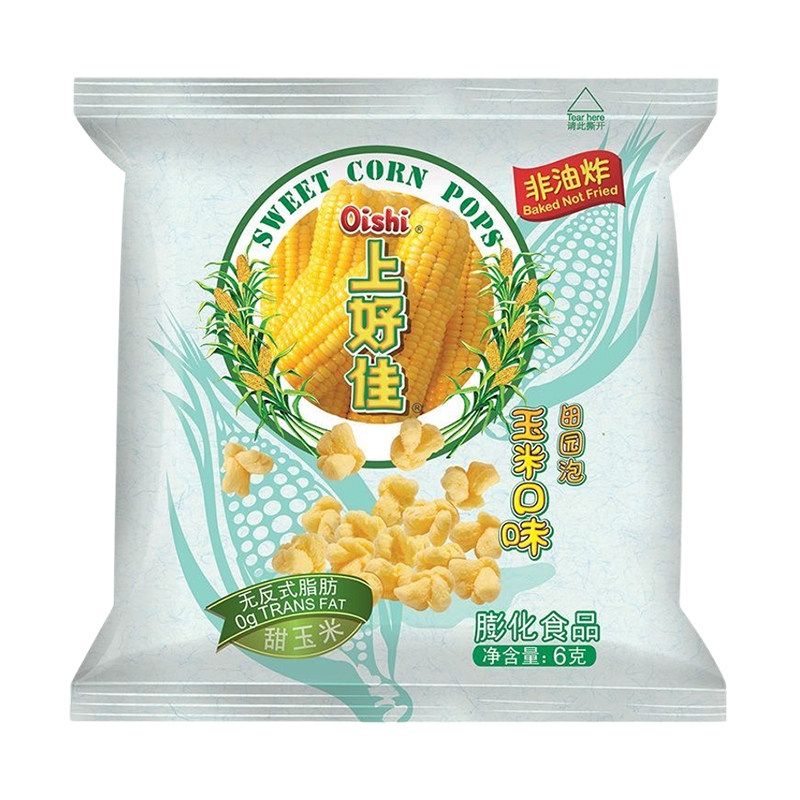 上好佳田园泡玉米味6g