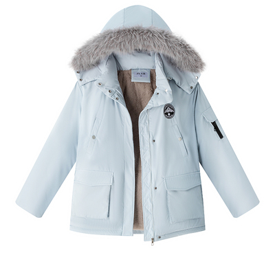 超好看羽绒棉服2025年新款冬季小个子工装棉袄外套加绒加厚棉衣女