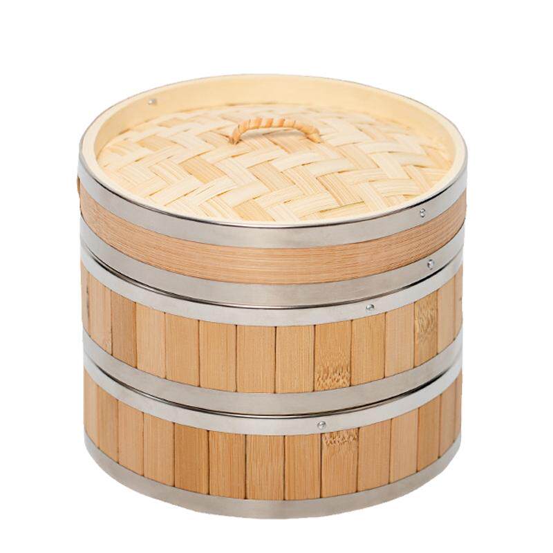 黄一府蒸笼竹制家用不锈钢