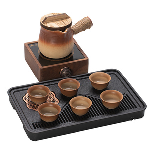 围炉煮茶壶全套罐罐茶烤奶煮茶壶烧水壶陶壶茶杯套装旅行包便携装