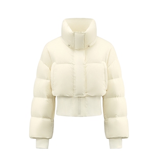 漫游001 eralnc短款羽绒服女新款秋冬独特鸭绒面包服时尚加厚外套