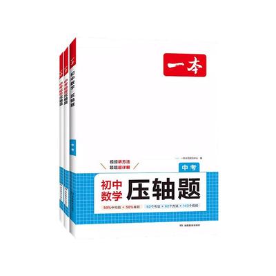 一本初中数学压轴题七八九年级