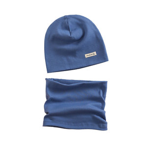 A类婴儿帽子春秋套装围巾宝宝秋冬纯棉男童女童婴幼儿围脖儿童帽