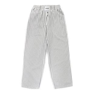 【现货】Nothing Written Narchi美式条纹裤子休闲裤运动阔腿长裤