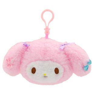 三丽鸥正版库洛米头型挂件周边毛绒玩具kuromi酷洛米书包包小挂饰