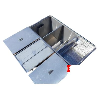 地埋款式油水分离器厨房餐饮过滤器商用不锈钢火锅水油滤器隔油池