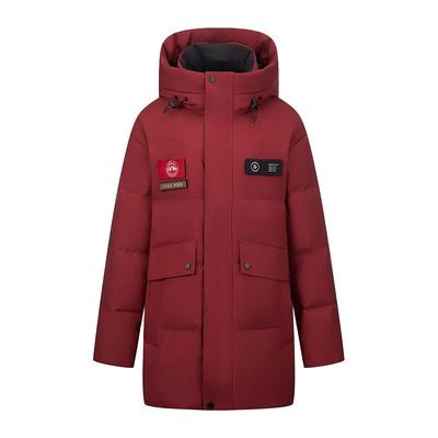 雅鹿中长款羽绒服女款冬季2025新款时尚户外运动防风加厚保暖外套