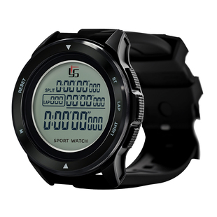 倒计时手表男中学生运动电子表跑步计时带节拍闹钟青少年夜光手表