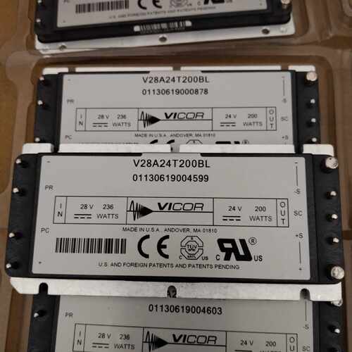 溢价-V28A24T200BL     VICOR隔离电源模块