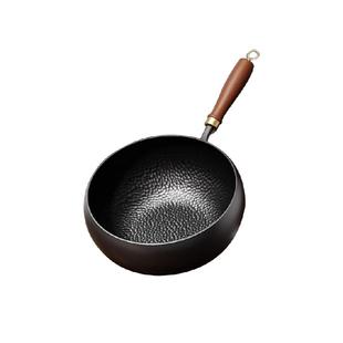 梦创正宗章丘大肚锅铁锅正品家用熟铁锅炒菜锅无涂层不粘炒锅