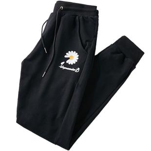 加肥加大码外穿运动2025春秋200斤休闲裤胖mm长裤子加绒女装宽松