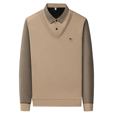 啄木鸟长袖商务男士翻领上衣潮流