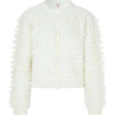 【折扣】SHRIMPS 女秋冬羊驼毛混纺针织开襟衫