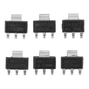 AMS1117-3.3V1.2V1.5V1.8V2.5V5.0V ADJ稳压芯片SOT223电源降压IC