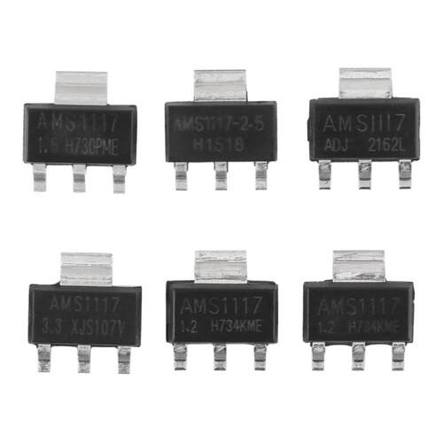 AMS1117-3.3V1.2V1.5V1.8V2.5V5.0V ADJ稳压芯片SOT223电源降压IC