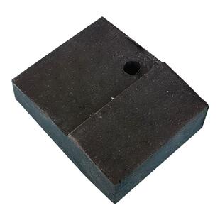 日立电梯止动胶 顶门用卡胶 顶门器卡胶 橡胶 14*35*43mm 配件