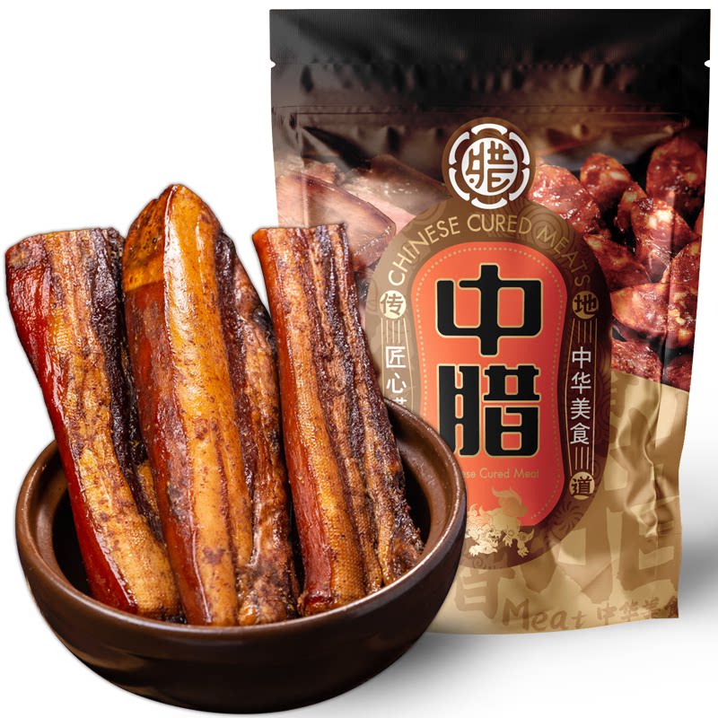 中腊正宗柴火五花腊肉500g