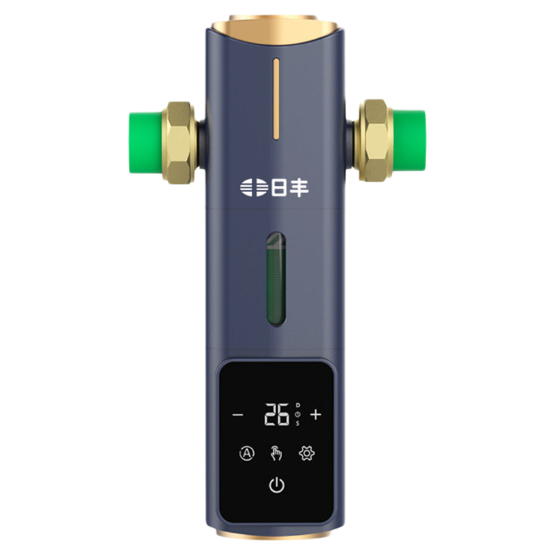 日丰智能前置过滤器家用反冲洗净水器大通量全自动定时刮洗双滤网
