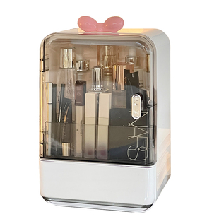 大容量化妆柜高级感化妆品置物架防尘置物架抽屉式梳妆台收纳盒女