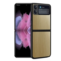 Samsung, GalaxyZFlip3, золотой GalaxyF7110 из нержавеющей стали, защита при падении