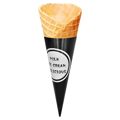 蛋筒原味热奶宝diy冰淇淋