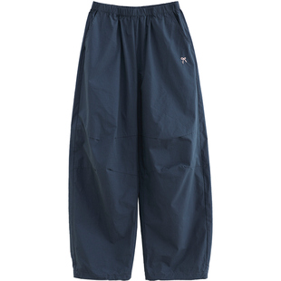 初中生2026年新款春季户外宽松休闲裤棉青少年元气学院风休闲长裤