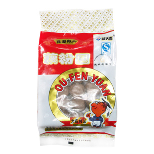 盐城建湖特产晶天香藕粉圆子芝麻核桃馅380g藕圆江浙沪皖4袋包邮