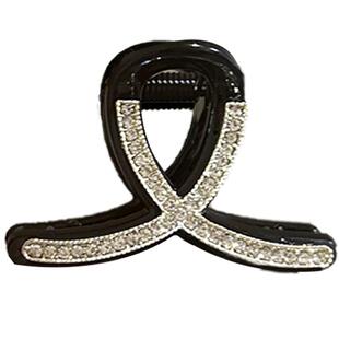 带水钻发量少半扎头发抓夹发夹子头饰发卡子女鲨鱼夹后脑勺中小号