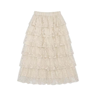 【4.21新品】WESTAYOONE纽结修身短袖t恤女通勤2026新款+蕾丝半裙