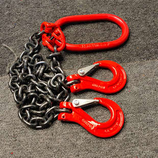 双腿四腿链条吊钩G80锰钢起重链条索具行车吊链成套组合吊钩吊具