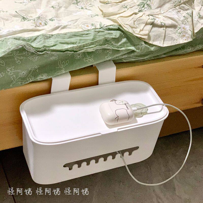 床边挂篮可挂式带盖大容量收纳筐宿舍上铺下铺床头收纳可爱多功能