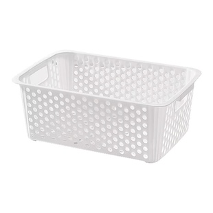 零食杂物收纳筐玩具整理筐日式家用塑料大储物盒厨房橱柜篮子桌面