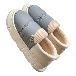 回力官方旗舰店棉拖鞋男士冬季新款加厚保暖毛拖鞋防水防滑棉鞋子