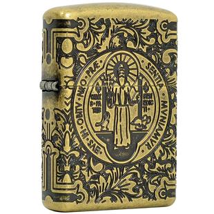 ZIPPO官方旗舰店康斯坦丁套装防风煤油打火机29719美版原版在册