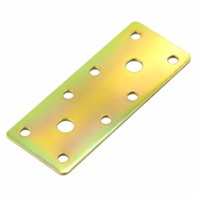 沪心镀锌铁角码加强一字平铁90度直角固定器木板拼接连接铁片L型