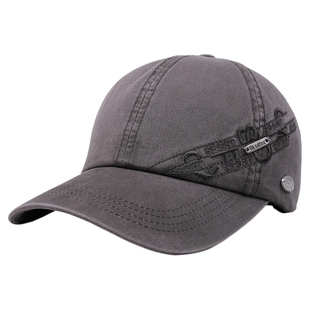 帽子男款复古做旧水洗棒球帽女四季户外旅游遮阳帽时尚潮流鸭舌帽