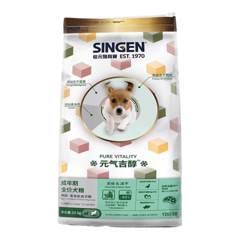 信元发育宝TDD28鸭肉冻干成犬粮