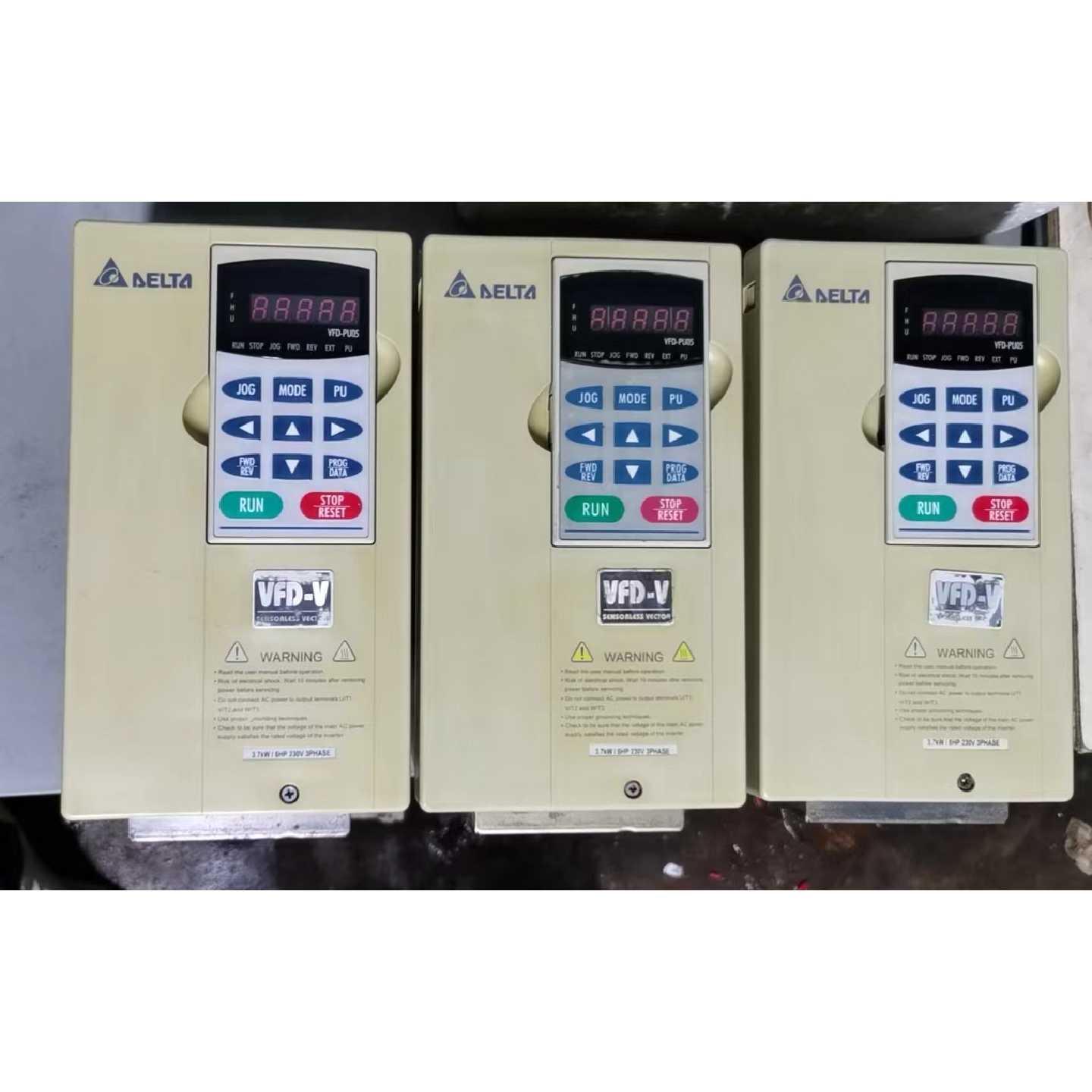 台达变频器220V3.7KWVFD037V23A台达2