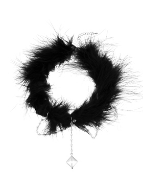 BXA纯欲天菜氛围感羽毛项链