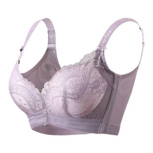 摩珏聚拢文胸调整型65底围小胸显大内衣超聚拢加厚胸罩塑形收副乳